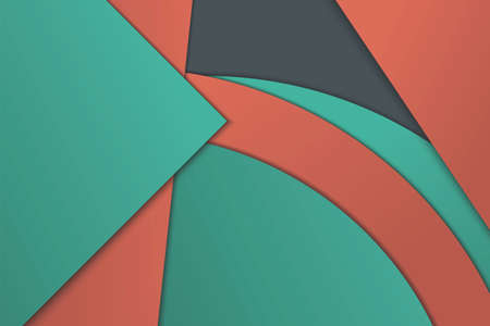 Illustration of unusual modern material design vector backgroundのイラスト素材