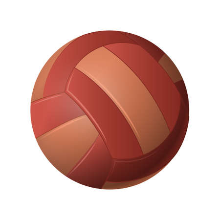 Volleyball - modern vector realistic isolated objectのイラスト素材