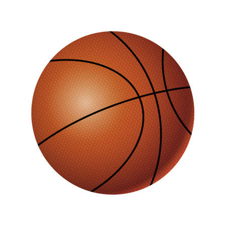 Basketball - modern vector realistic isolated objectの写真素材