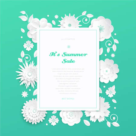 It is summer sale - modern vector colorful illustrationのイラスト素材