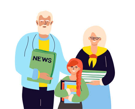 Recycling - modern colorful flat design style illustrationのイラスト素材