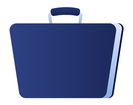 Business suitcase - modern flat design style single isolated imageのイラスト素材