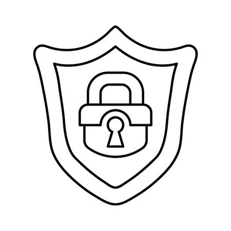 Security icon vector. Protect security symbolのイラスト素材