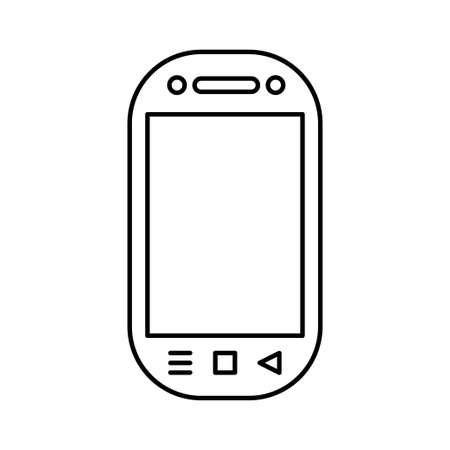 Smartphone icon vector illustration. Flat Icon Mobile Phone, Handphoneのイラスト素材