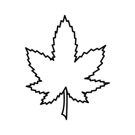 Marijuana icon vector. Illustration for designのイラスト素材