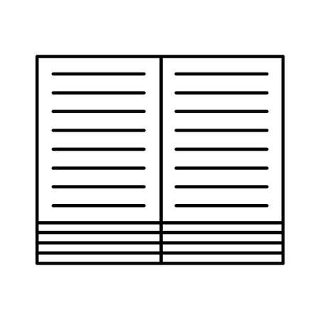 Book icon vector. Illustration for designのイラスト素材