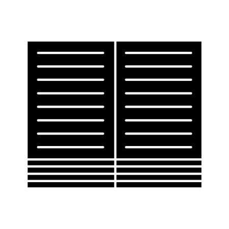 Book icon vector. Illustration for designのイラスト素材
