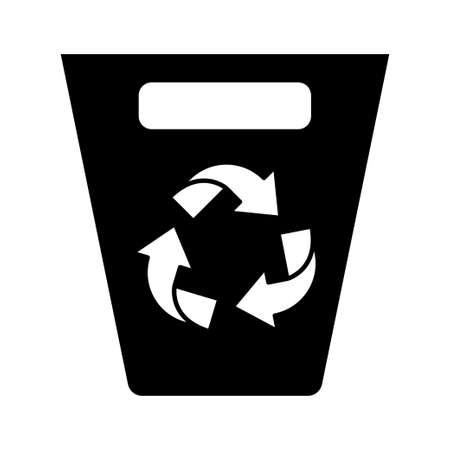 Recycle icon vector. Recycle Recycling symbol vectorのイラスト素材