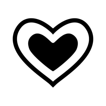 Love Heart icon vector. Illustration for designのイラスト素材
