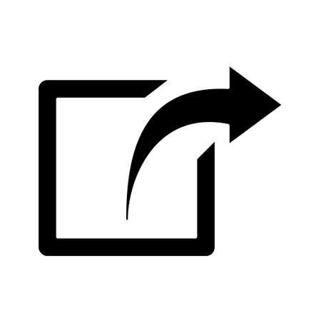 Share icon vector. Illustration for designのイラスト素材