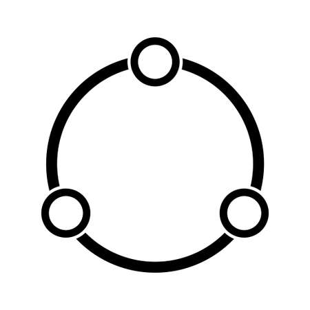 Share icon vector. Illustration for designのイラスト素材