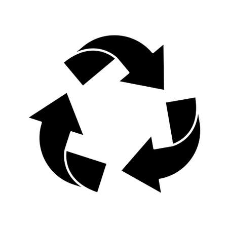Recycle icon vector. Illustration for designのイラスト素材