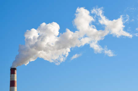 Chimney with smokeのeditorial素材