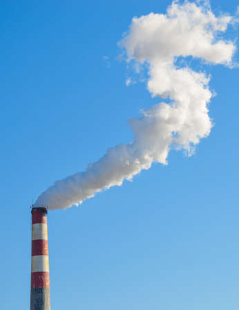 Chimney with smokeのeditorial素材