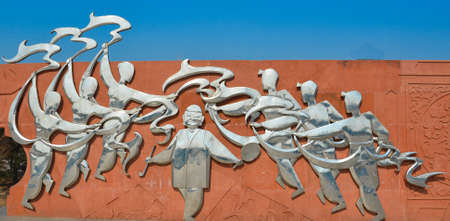 Square Dance Sculptureのeditorial素材