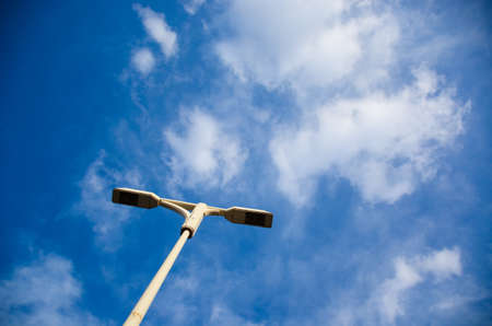 lamp under the sky
