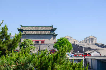Beijing Deshengmen watchtowerのeditorial素材