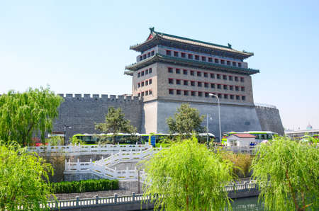 Beijing Deshengmen watchtowerのeditorial素材