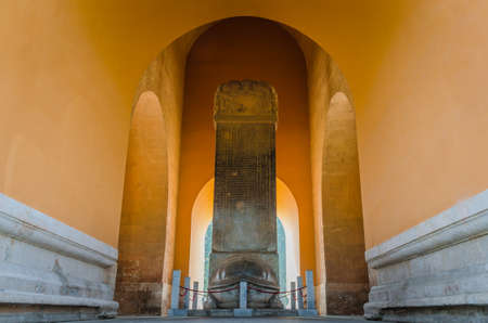 Stone tortoise carvingのeditorial素材