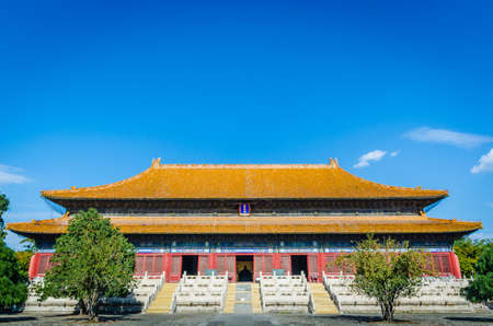 Exterior view of the Ling En Dian in the Ming tombs