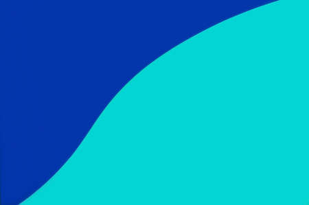 Two shades of blue in this minimalist bold background.の写真素材