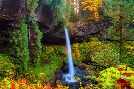 North Falls at Silver Falls State Parkの写真素材
