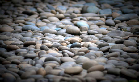 A bed of rock for one to use as a focal point for meditating.の写真素材
