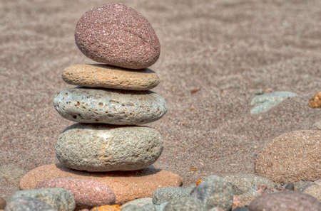 At Oxbow Park, along the Sandy River, has a beach where rocks are staked by anyone who visits the...