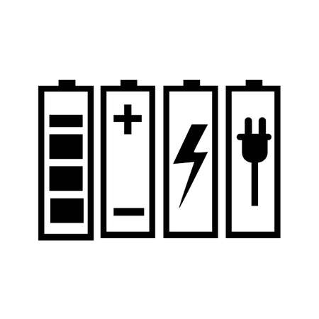 Battery Energy Vector Templateのイラスト素材