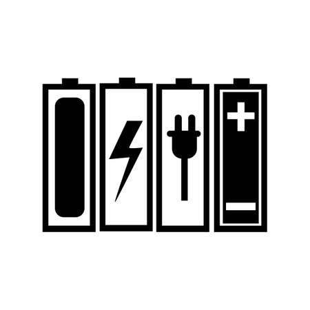 Battery Energy Vector Templateのイラスト素材