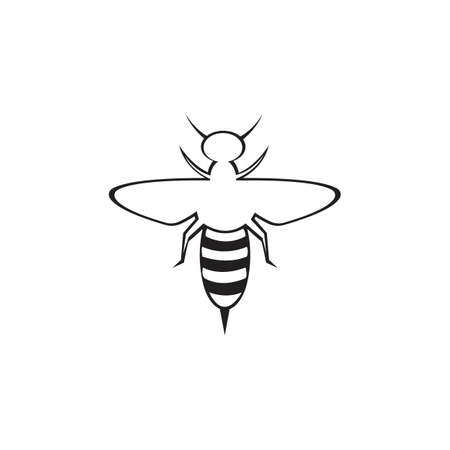 Bee vector icon illustrationのイラスト素材