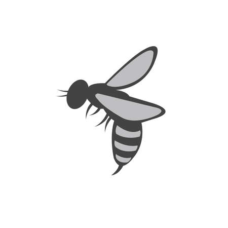 Bee vector icon illustrationのイラスト素材