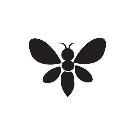 Bee vector icon illustrationのイラスト素材