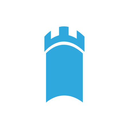 Castle vector illustration icon Template designのイラスト素材