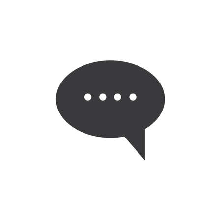 Chat Bubbles Vector Icon illustration design,Chat and Speech Bubble Icons Set Vectorのイラスト素材