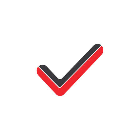 check mark icon vector illustration design templateのイラスト素材