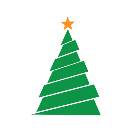 Christmas tree Vector Illustration.のイラスト素材