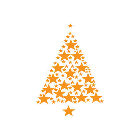 Christmas tree Vector Illustration.のイラスト素材