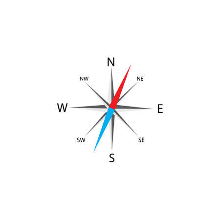 Compass Template vector icon illustration designのイラスト素材