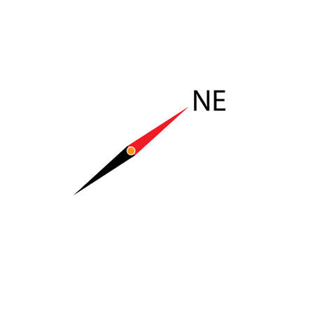 Compass Template vector icon illustration designのイラスト素材