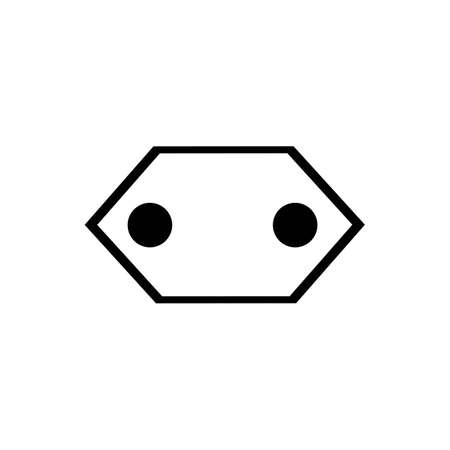 electrical plug Logo Template vector icon illustration designのイラスト素材