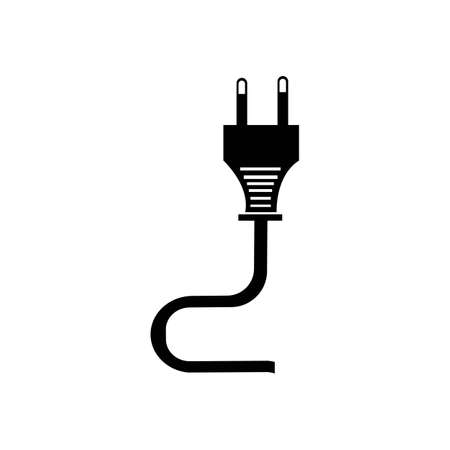 electrical plug Logo Template vector icon illustration designのイラスト素材