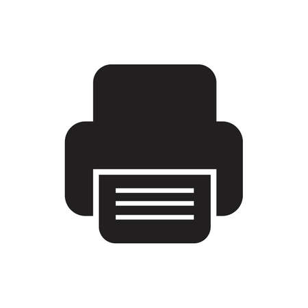 fax machine Logo Template vector icon design