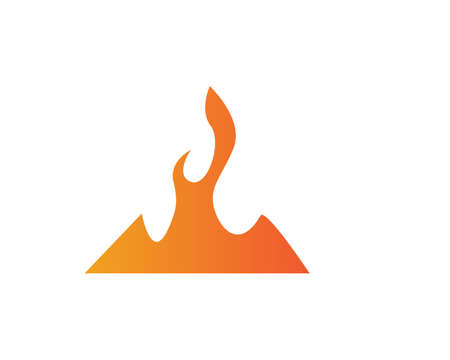 Fire with flame and feuer mit flamme Logo - Vectorのイラスト素材