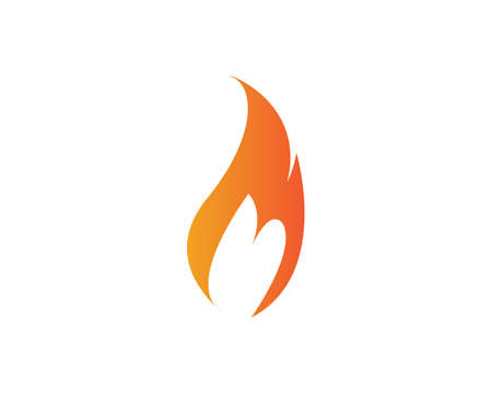 Fire with flame and feuer mit flamme Logo - Vectorのイラスト素材