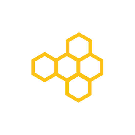 Honeycomb background texture illustration designのイラスト素材
