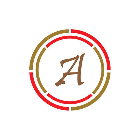 Letter A Logo Template vector icon designのイラスト素材