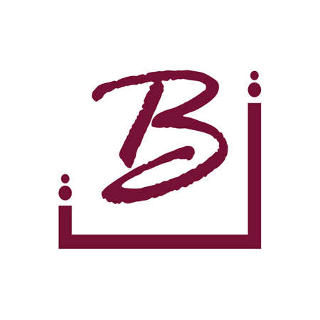 Letter B Logo Template vector icon designのイラスト素材
