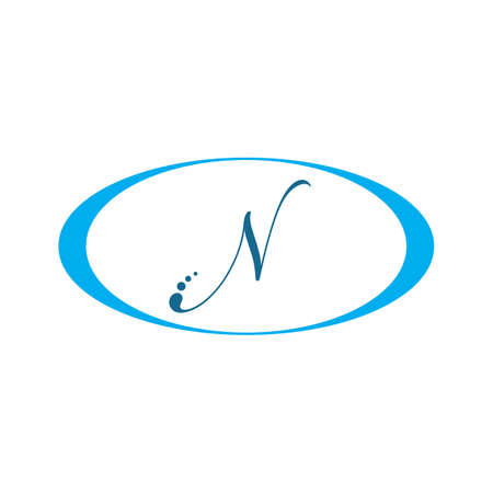 Letter N Business corporate abstract unity vector logo design templateLetter N Logo Template vector icon designのイラスト素材