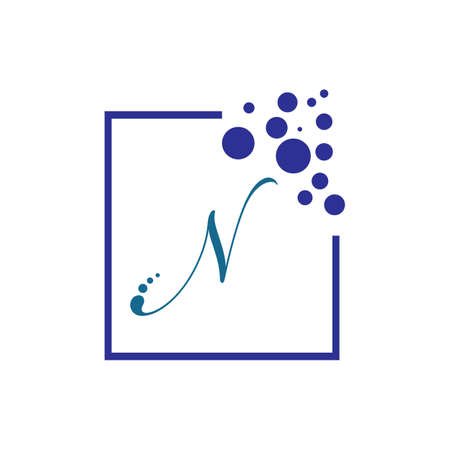 Letter N Business corporate abstract unity vector logo design template
Letter N Logo Template vector icon designのイラスト素材